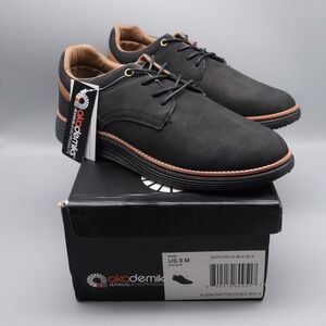 Akademiks Men's Dayton Oxford Black Shoes Size 9M